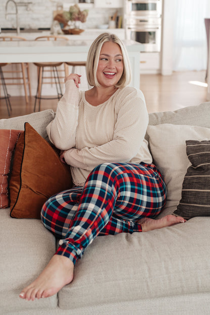 Your New Favorite Joggers in Multi Color Plaid