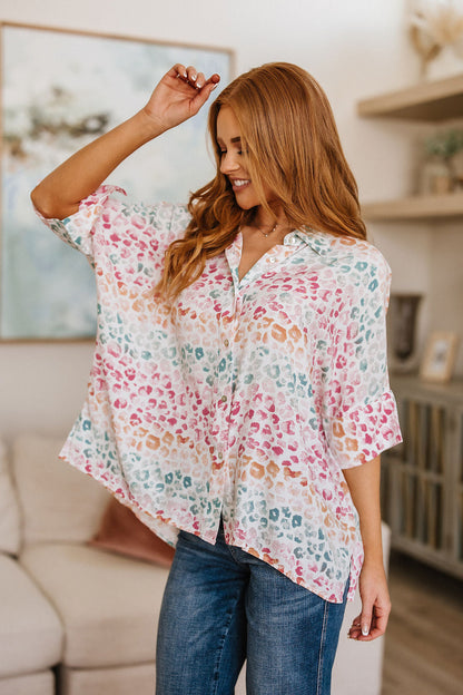 Wild Rainbow Blouse