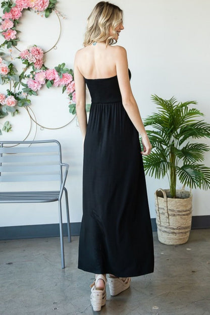 Heimish Full Size Strapless Maxi Dress - Dresses