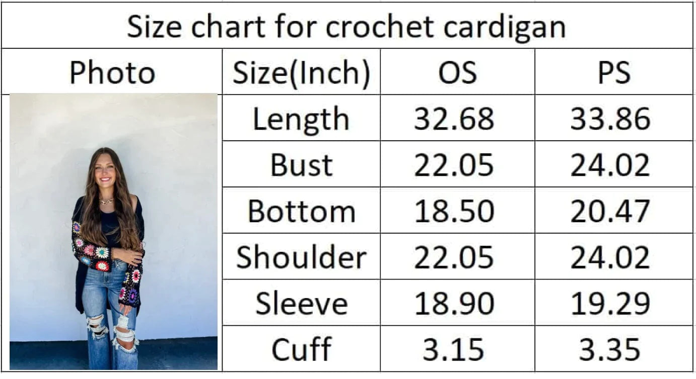 Crochet Sleeve Cardigan in Five Colors
